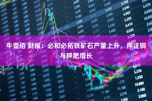 牛壹佰 财报：必和必拓铁矿石产量上升，押注铜与钾肥增长